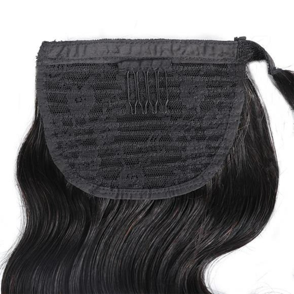 ?100% Human Hair Brazilian Body Wave Ponytail Hair Extensions ?NWT